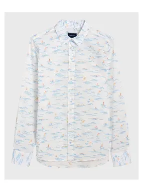 Chemise imprimée nageur Gant